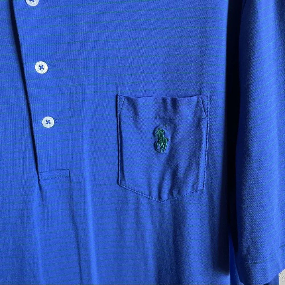 Polo by Ralph Lauren Men's Blue Polo Shirt XL